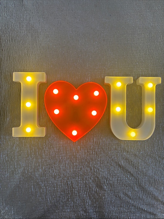 Other - I ❤️ U light up letters - sign